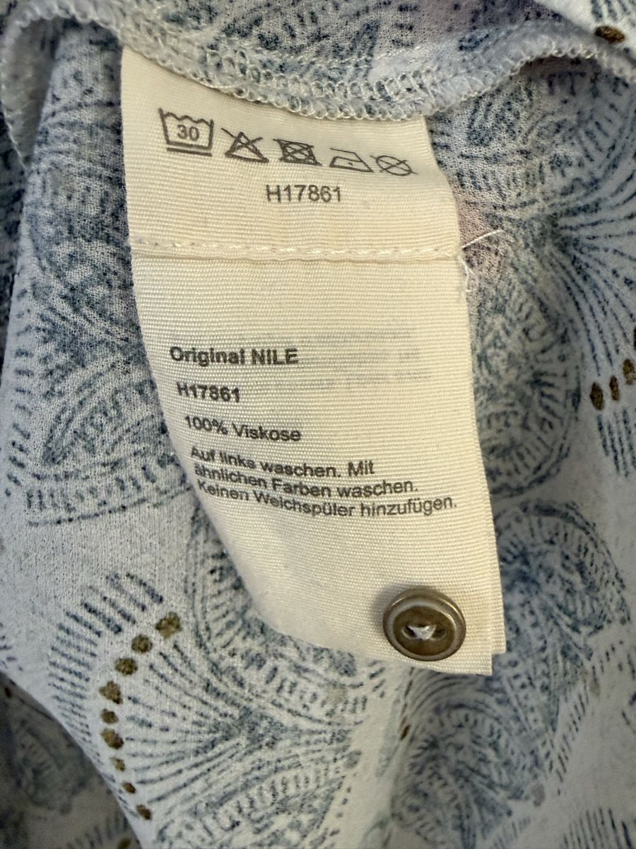 Camicette: Helle gemusterte Nile Bluse XL – Usato da Safenwil venduto da Empez 3
