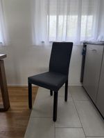 6 moderne Esszimmerstühle – Anthrazit/Dunkelgrau – sehr gute