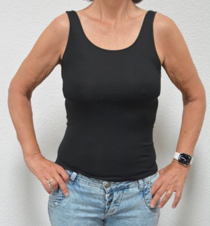Schwarzes Unterhemd/ Unterziehshirt Bambus by Speidel