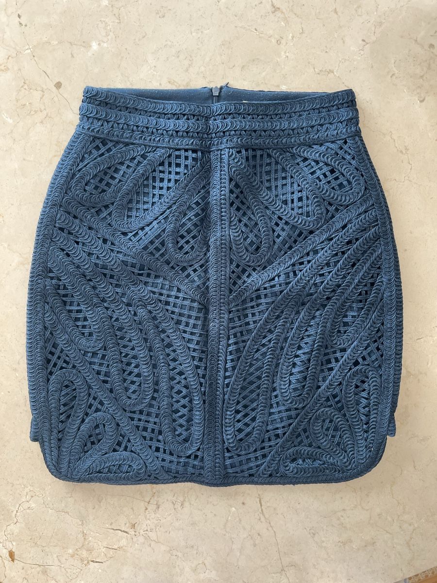 Maje Röcke: Maje Skirt Blue Size 36 Decorative Pattern Excellent Conditi – Gebraucht aus Zürich von mps_9cp7