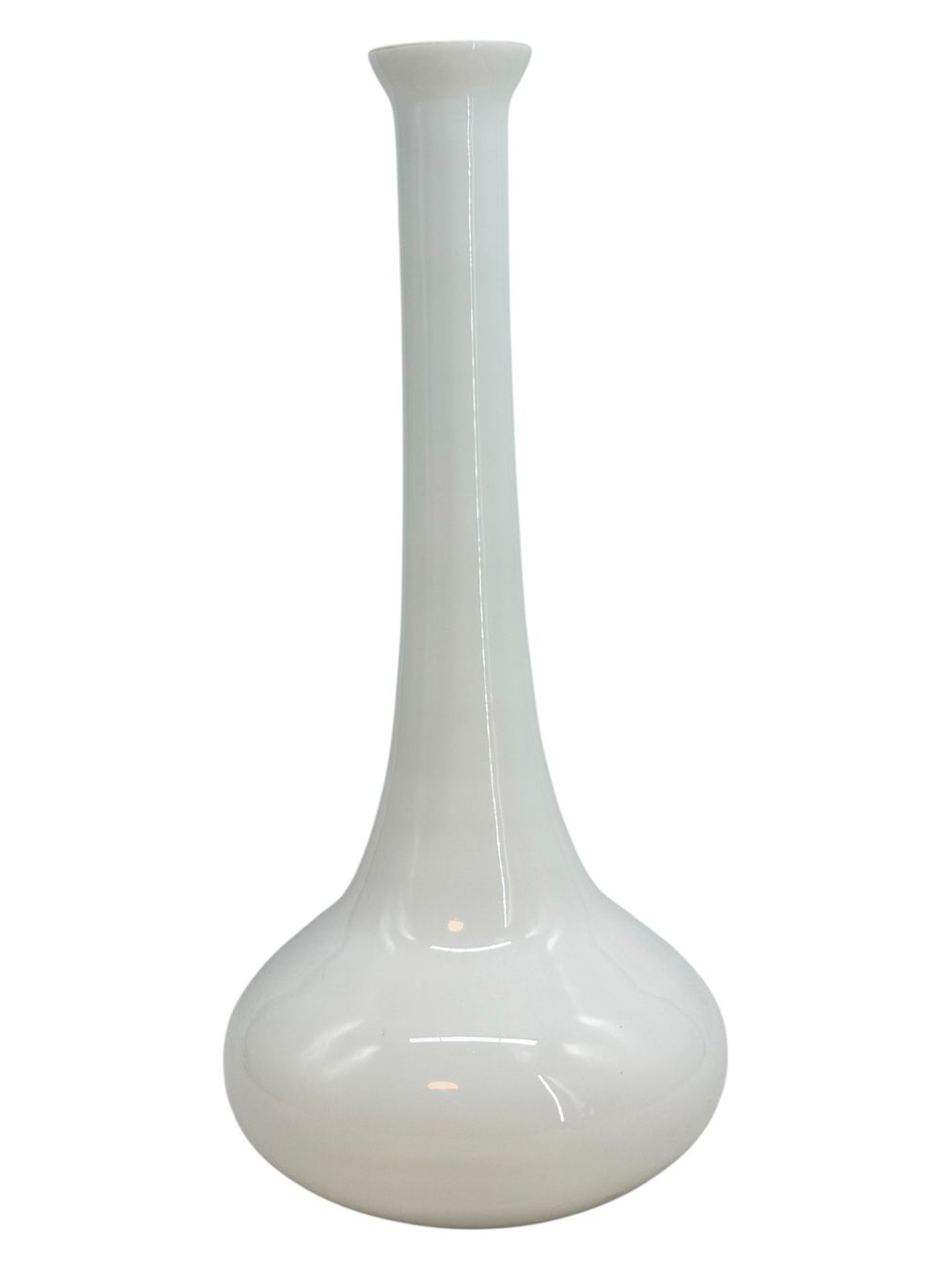 Vasi & Recipienti: Superbe vase soliflore ancien en opaline blanche – Usato da Morges venduto da vintix 1