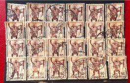 Nr.244 Steckkarte mit Stempel Historische Bilder