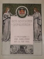 Antikes Buch - Dem Deutschen Schulverein - Festgabe 1905