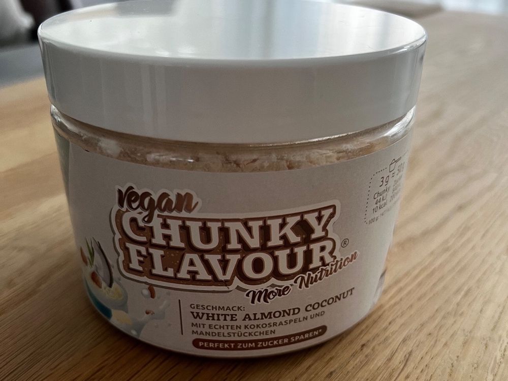 Chunky Flavour White Almond Coconut