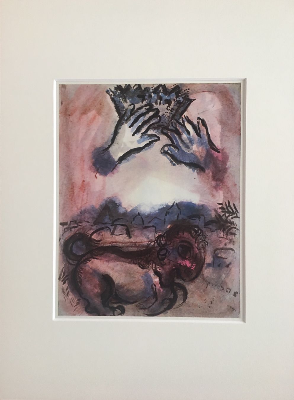 Grafiken & Lithographien: Marc Chagall    "Der Löwe, das Symbol Judas" FARBOFFSET – Gebraucht aus Nennigkofen von waltraub