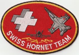 Swiss Hornet Team F/A18 Patch neu Stoff ohne Klett