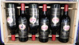 Chateau Bellevue Bordeaux AC 1981 Kiste mit 12 Flaschen