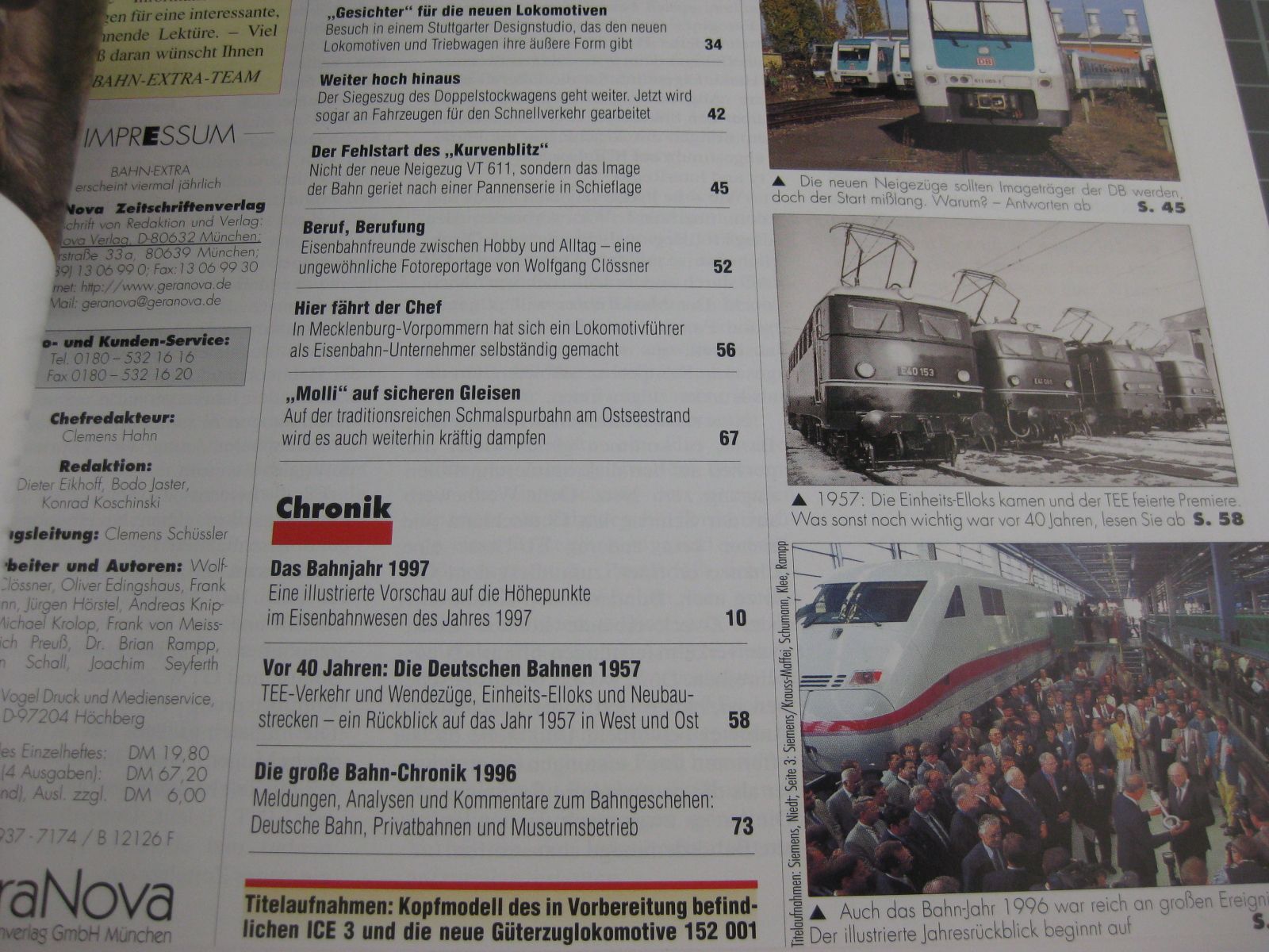 Bücher: Heft: Bahn-Jahrbuch 1997 – Gebraucht aus Malters von Marosko 2