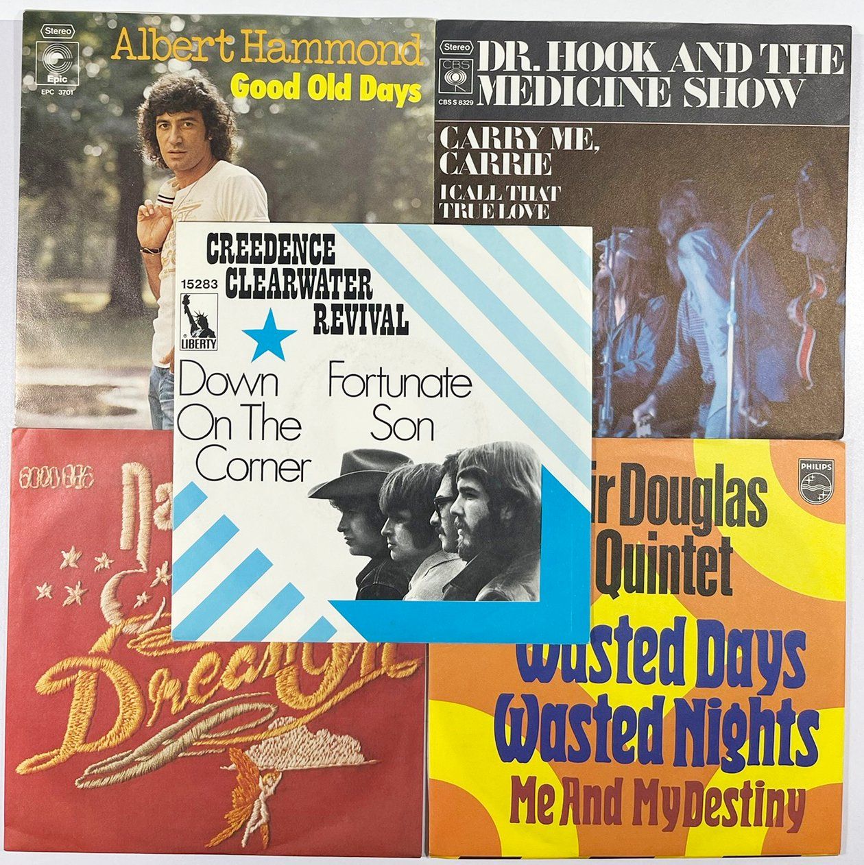 Vinyles: 5 seltene 70's POP ROCK Singles – D'occasion à Frenkendorf par Yard-Sale-2000