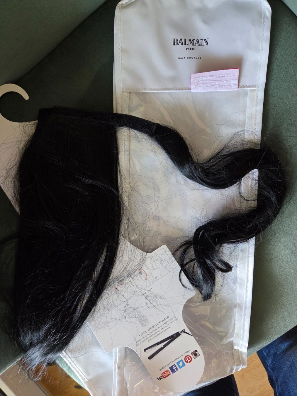 Perruques: Balmain Catwalk Ponytail 55cm, Memoryhair, Schwarz – Neuf avec emballage d'origine à Emmen par GrabandGo 5