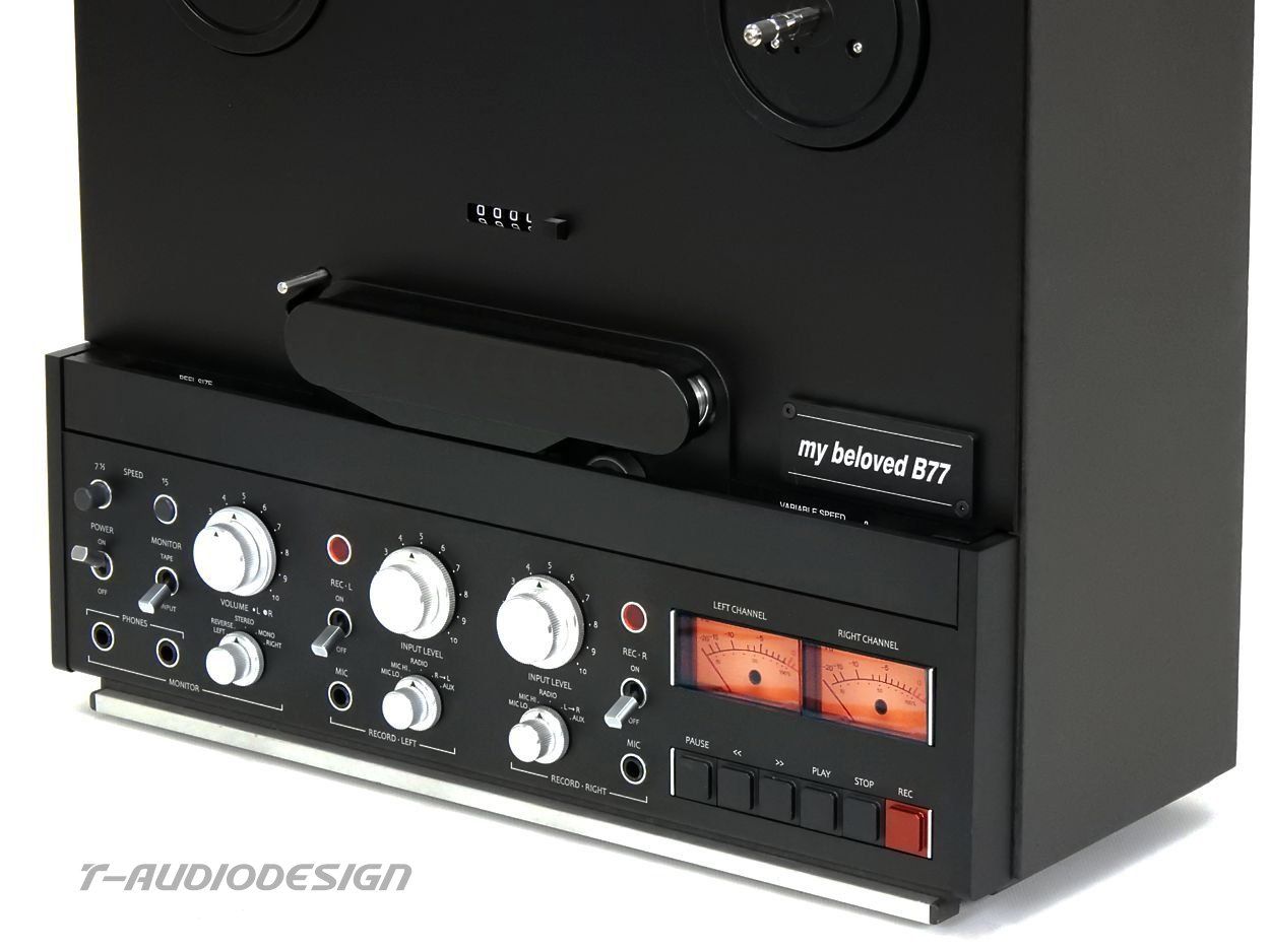 Revox Apparecchi a nastro: Workshop - ReVox B77 Design Umbau schwarz... – Nuovo (secondo la descrizione) da Lohn-Ammannsegg venduto da Techtrading-GmbH 7