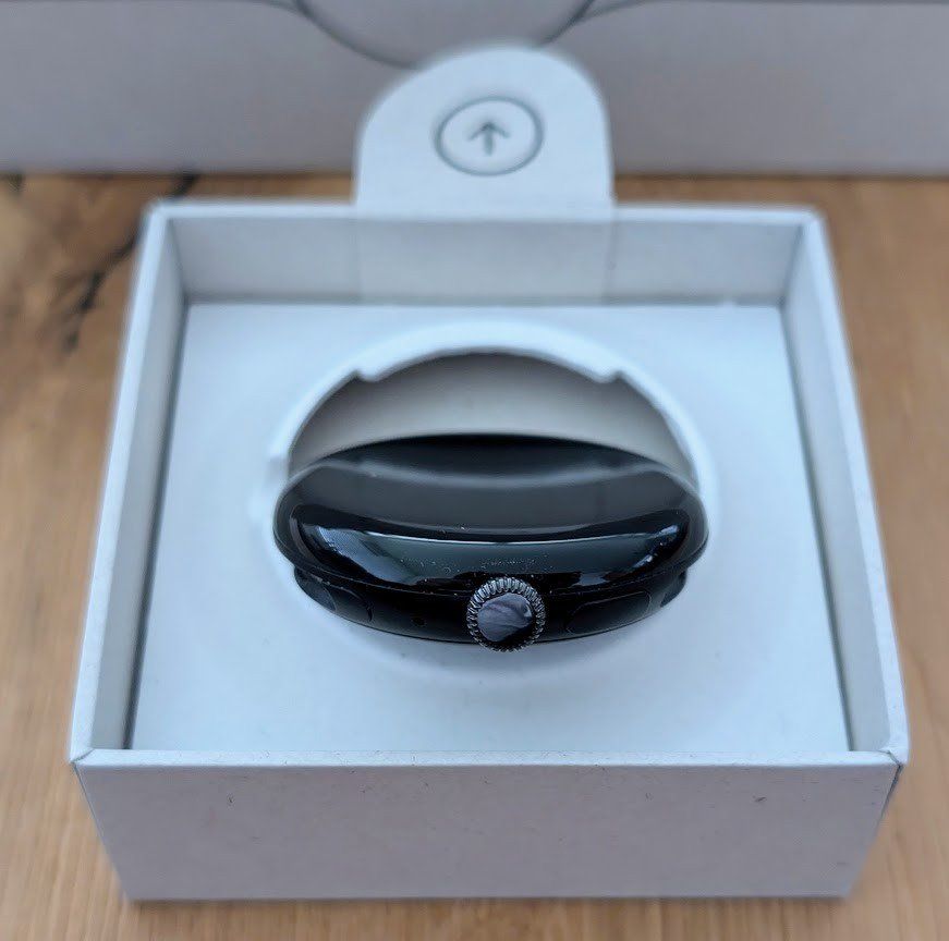 Google Smartwatch: Google Pixel Watch eSIM 3 LTE 45mm Smartphone Matte Black – Gebraucht aus Schötz von Intelli 3