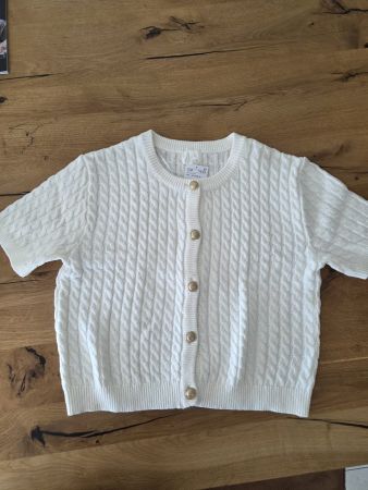 kurzärmeliger Strick-Cardigan H&M Grösse L Neu