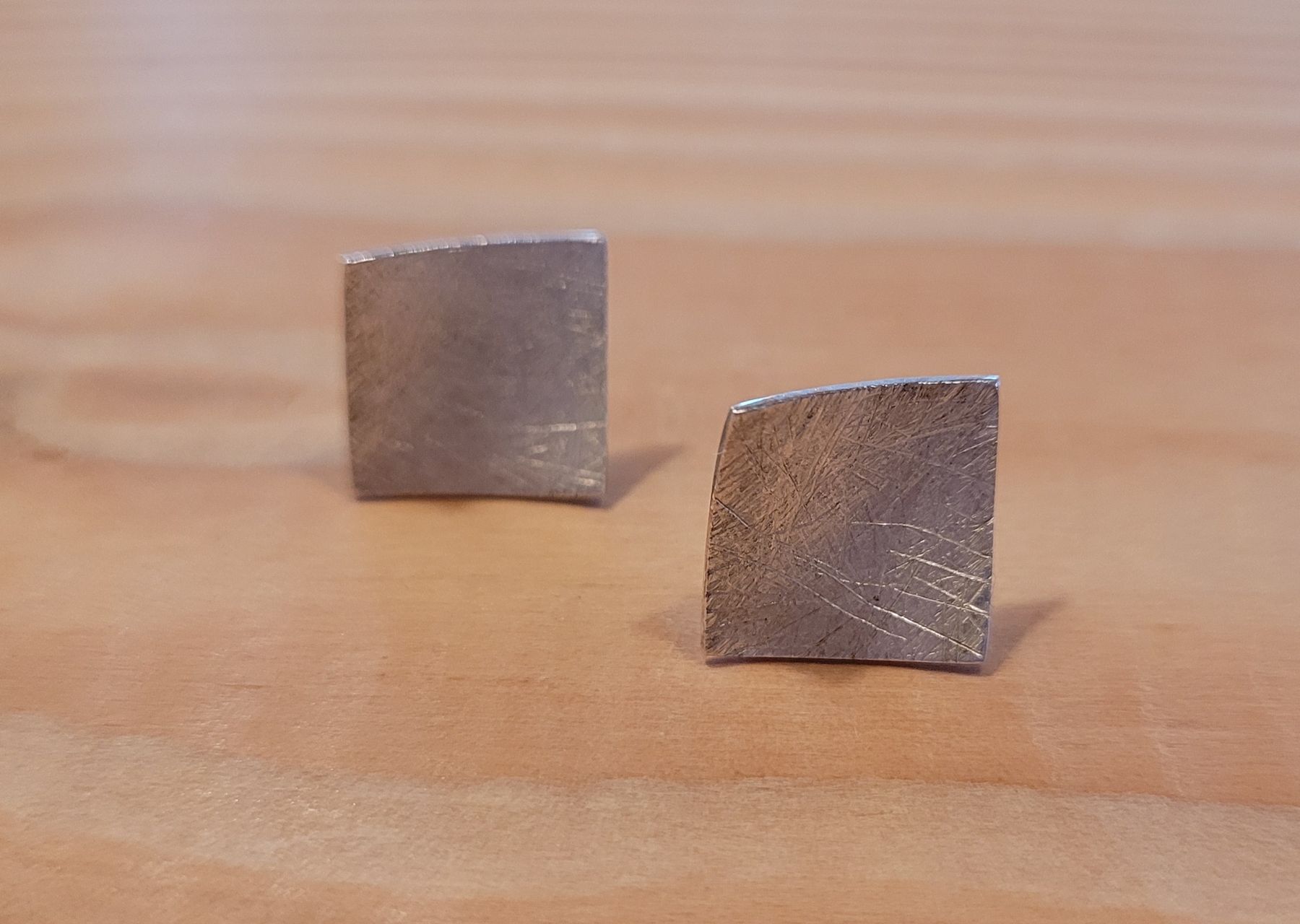 Orecchini pendenti & Orecchini a lobo: Quadratische Silber-Ohrstecker – Nuovo (secondo la descrizione) da Gams venduto da kat_lg5l
