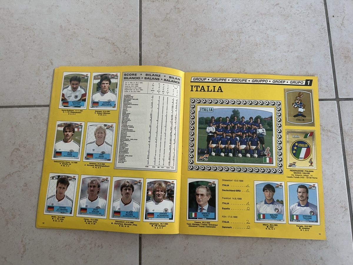 Panini Alben: Panini Euro 1988 komplett – Gebraucht aus Binningen von Flagello 6