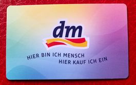 DM Geschenkkarten   ohne Guthaben und für Sammler gedacht. ﻿