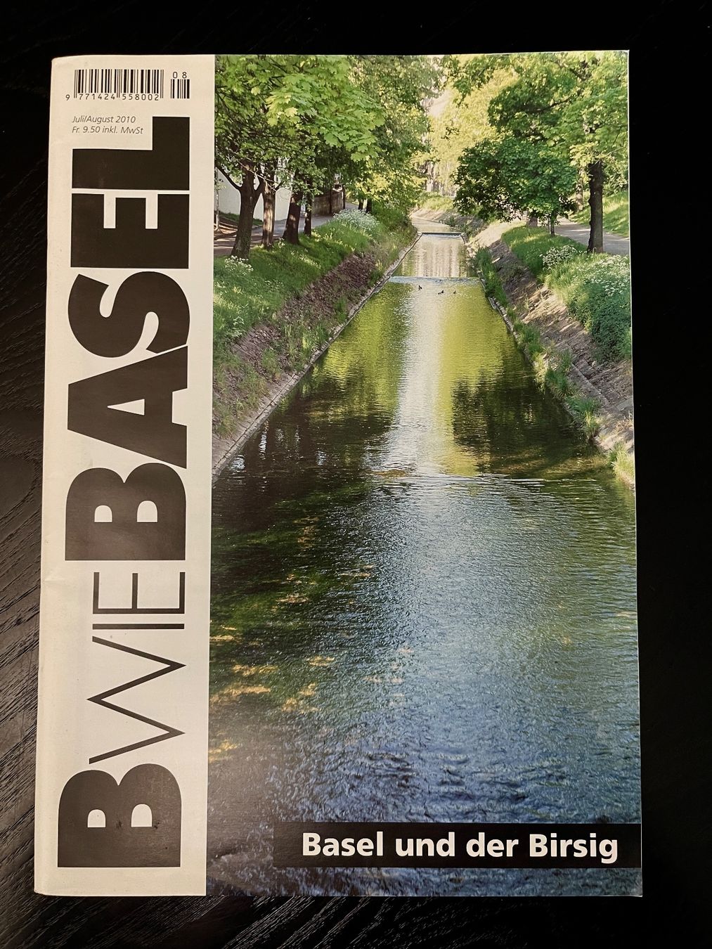 Riviste & Magazine: B wie Basel, 2010, Basel und der Birsig – Usato da Binningen venduto da Raymanfisch