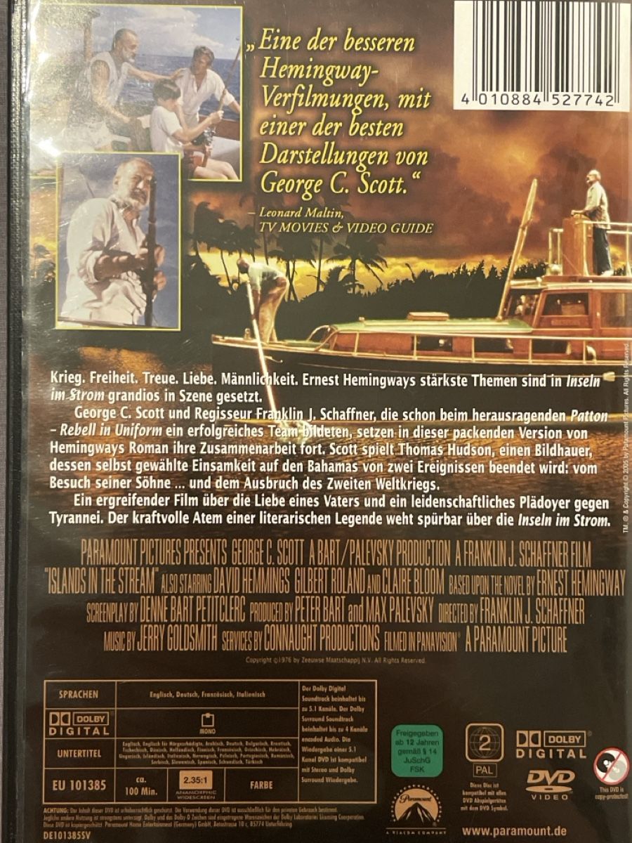 Tutti i DVDs: Inseln im Strom (1973) – Usato da Waldenburg venduto da Mimily33 1