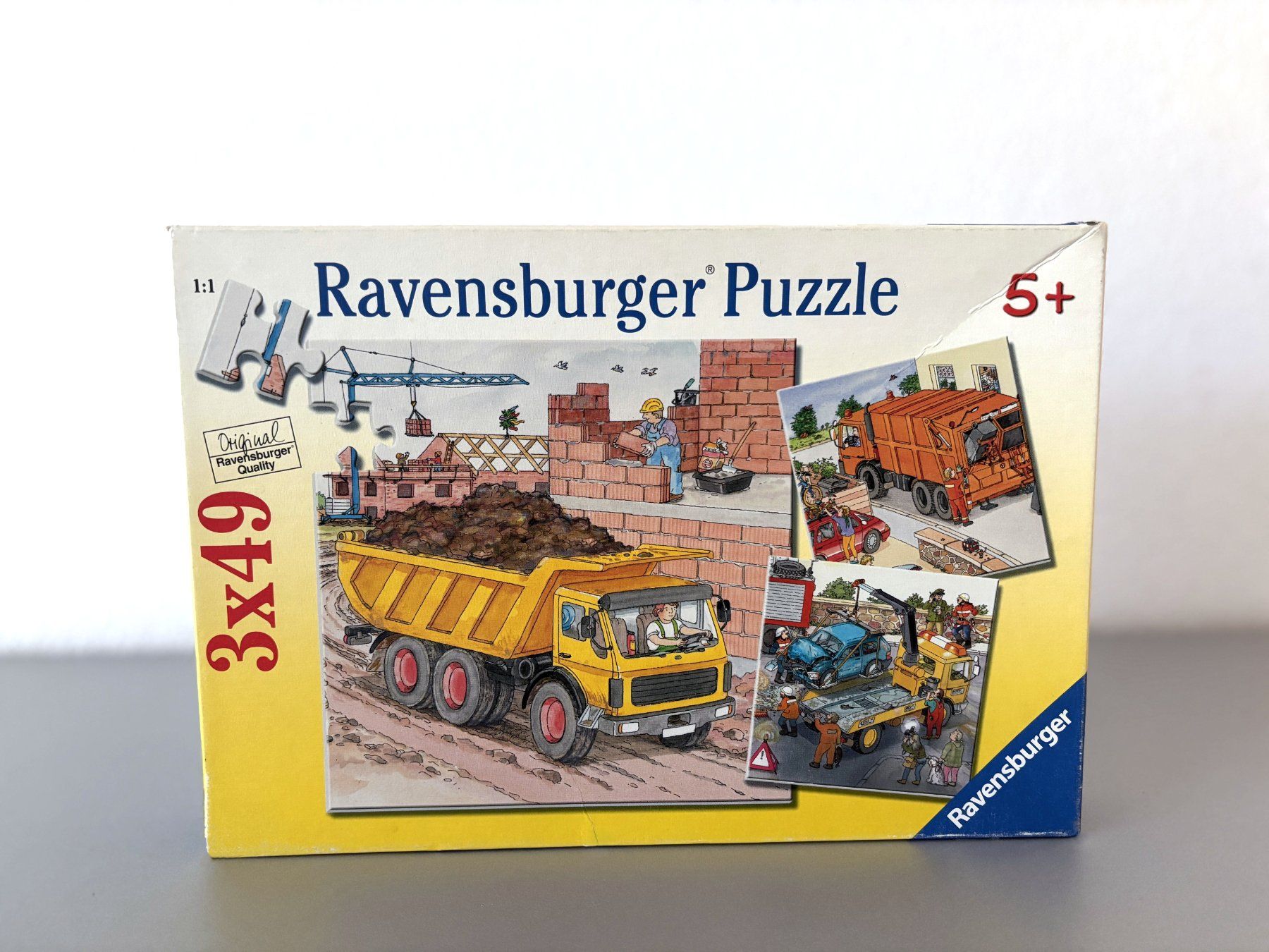 Ravensburger Puzzles: Ravensburger Kinder Puzzle Baustelle Müllauto Unfall – Gebraucht aus Holzhäusern ZG von paula_w