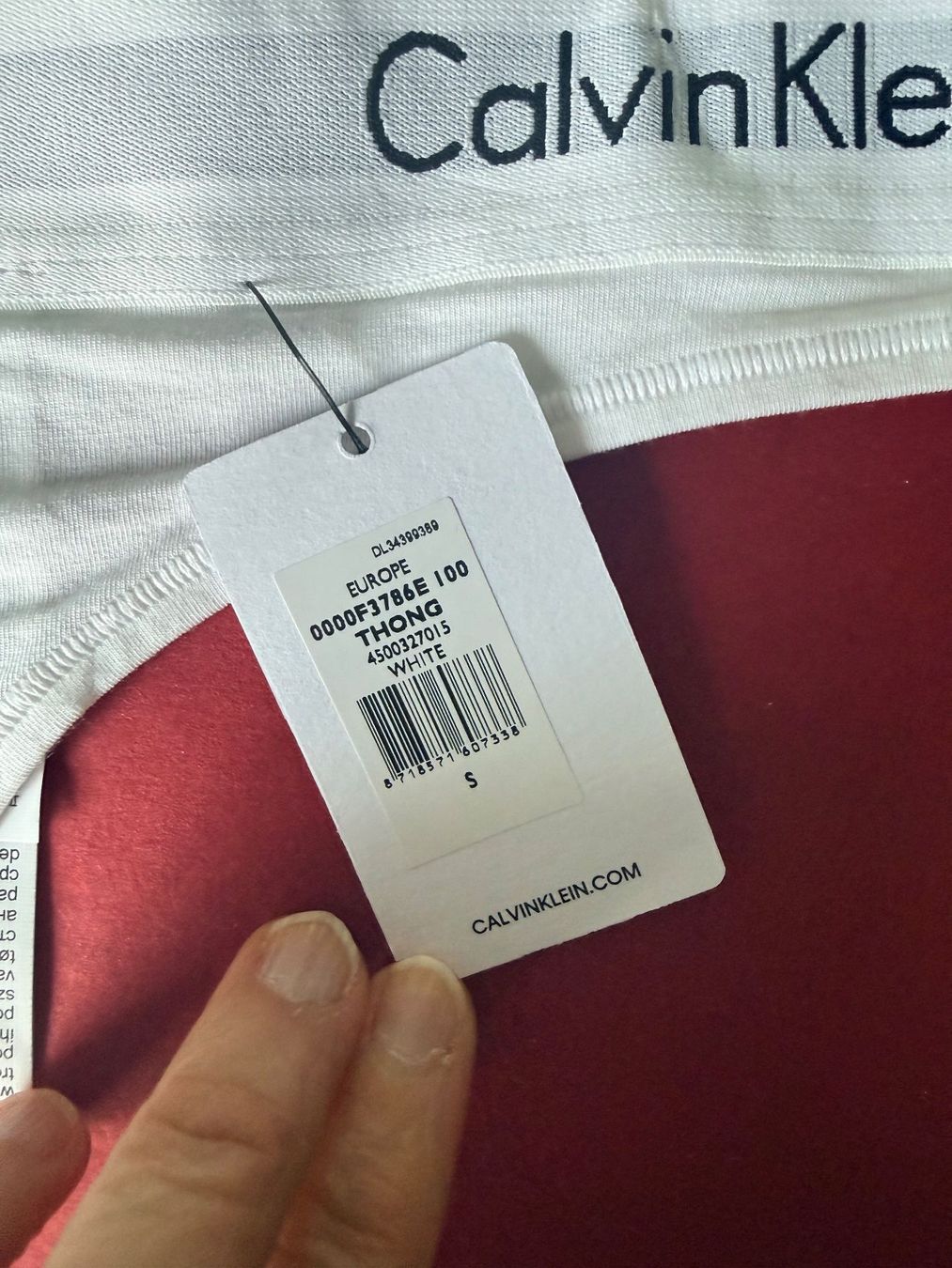 Calvin Klein Altra biancheria intima: String, CALVIN KLEIN, Grösse S, 3 Stück in Weiss – Nuovo e nell'imballaggio originale da Rudolfstetten venduto da gst_g7xl 5
