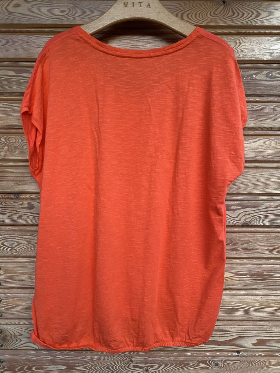 T-shirt: Leuchtend Oranges Shirt Größe L – Nuovo (secondo la descrizione) da Scuol venduto da frosch85 1