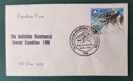 Exp. Cover Australien Everest 1988 / GPO. Katmandu 6.6.1988