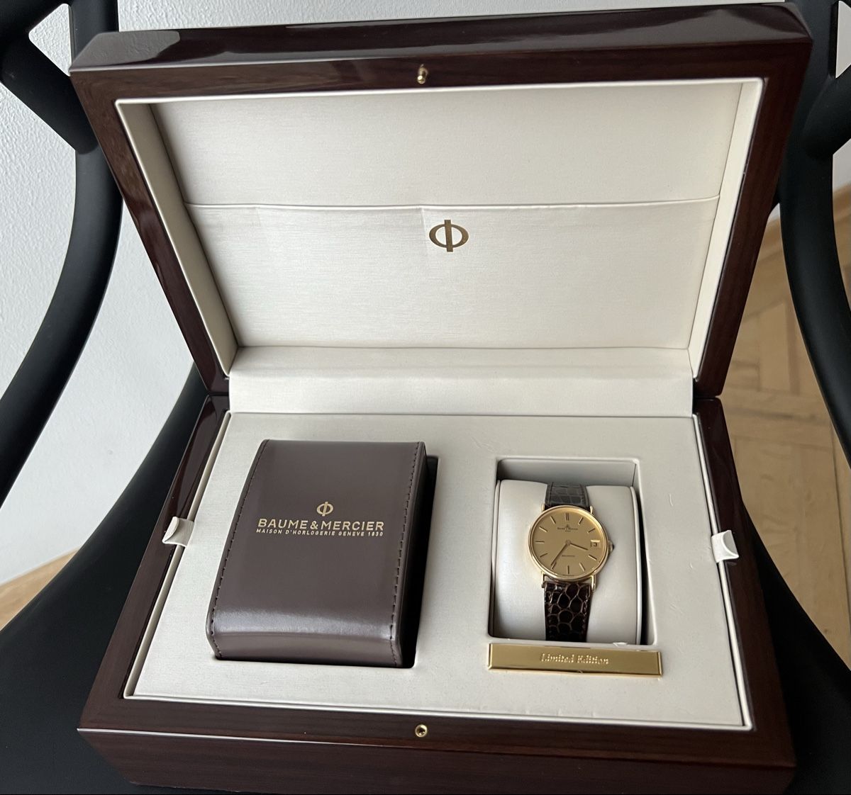 Baume & Mercier Orologi: Baume & Mercier Baumatic or 18k – Usato da Orbe venduto da Watchivore 2