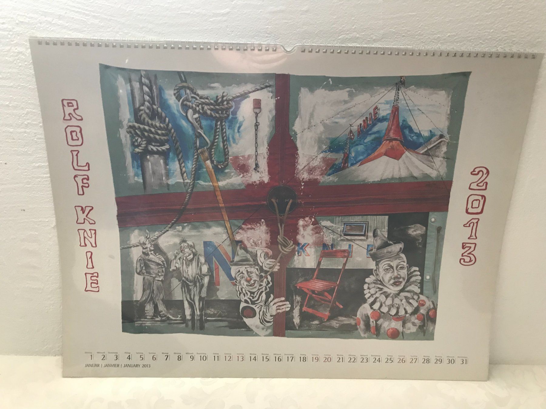 Calendari: 7,rolf knie kalender – Usato da Siebnen venduto da Floki3 4