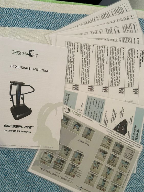 Swissplate Hometrainer: Vibrationsplatte Swissplate CW 700PRO ER – Gebraucht aus Nottwil von Ma.ja 3