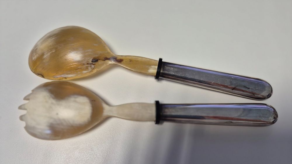 Set di posate: Couverts à salade vintage Robbe & Berking – Difettoso da Genève venduto da pao_8srw 1
