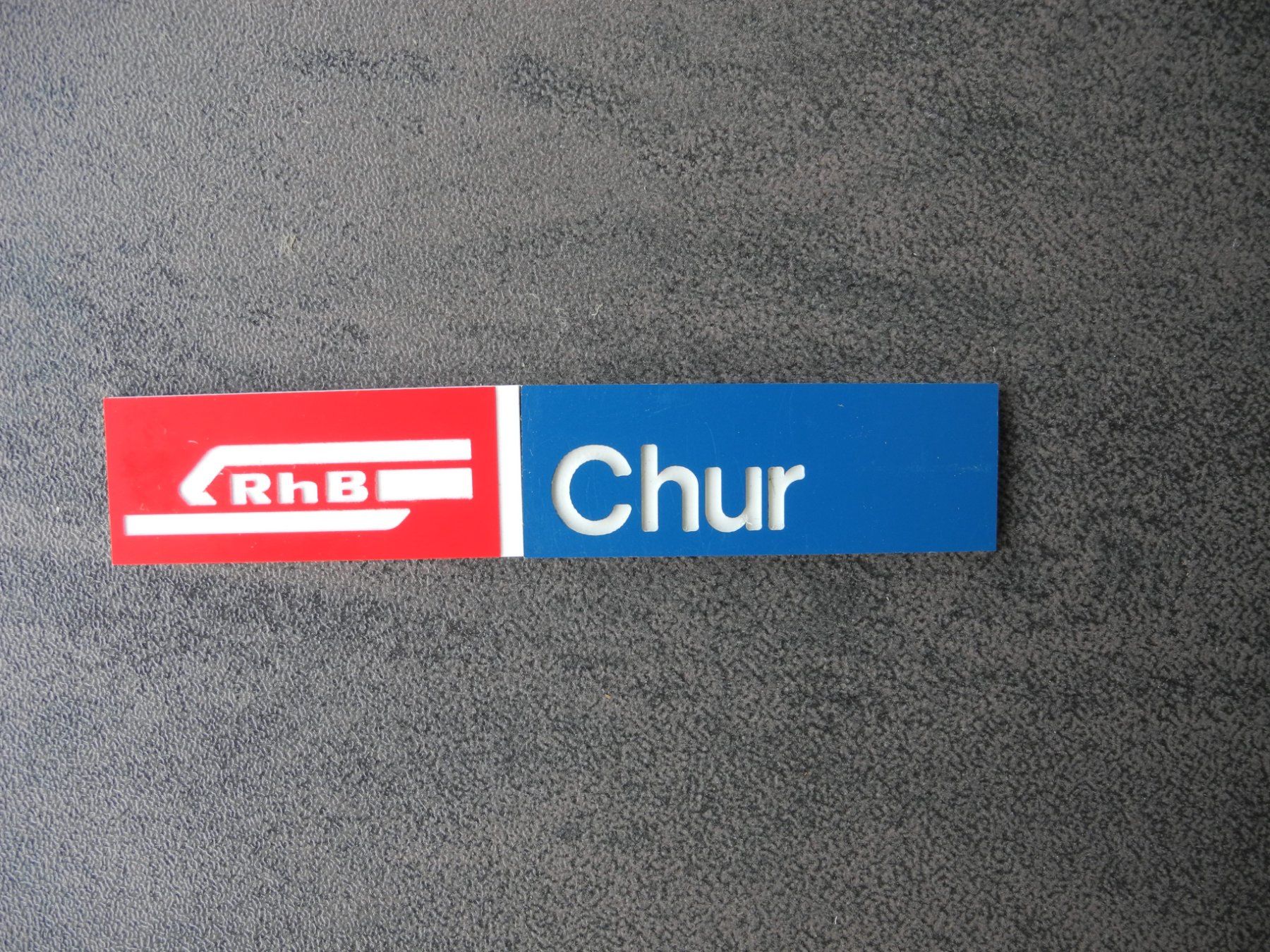 SBB/CFF/FFS Ecriteaux: KLEINES BAHNSCHILD – D'occasion à Reinach AG par Huckleberrysix