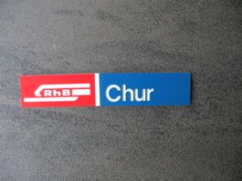 KLEINES BAHNSCHILD