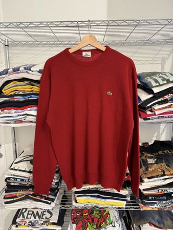 90’s Vintage Lacoste Knit Crewneck Size 5 Fit L-XL
