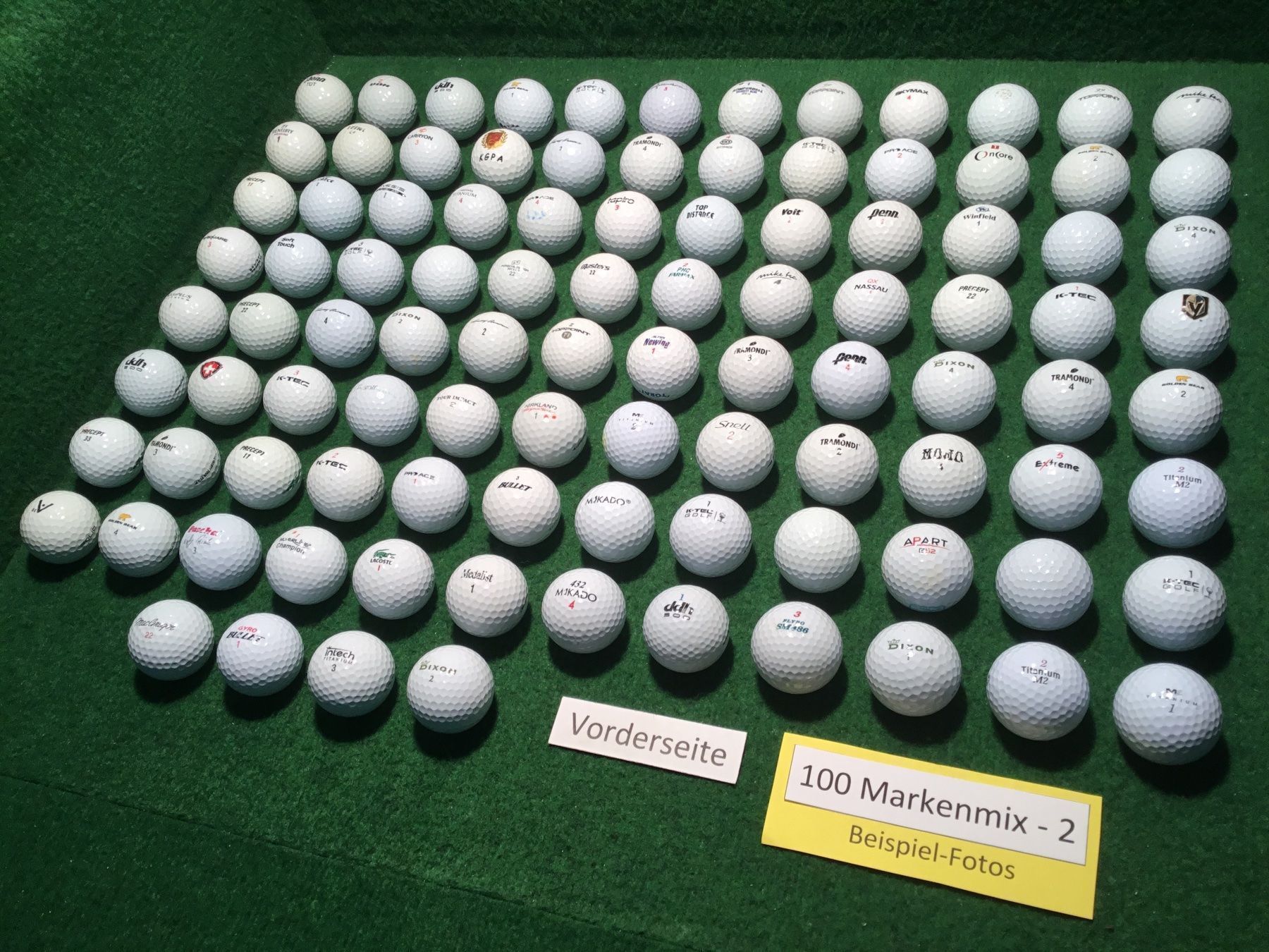 Palloni: 100 Golfbälle Markenmix (schön) – Usato da Bergdietikon venduto da shimano4