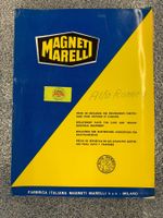 Katalog  Magneti  Marelli Alfa Romeo Elektro Ausrüstung 1962