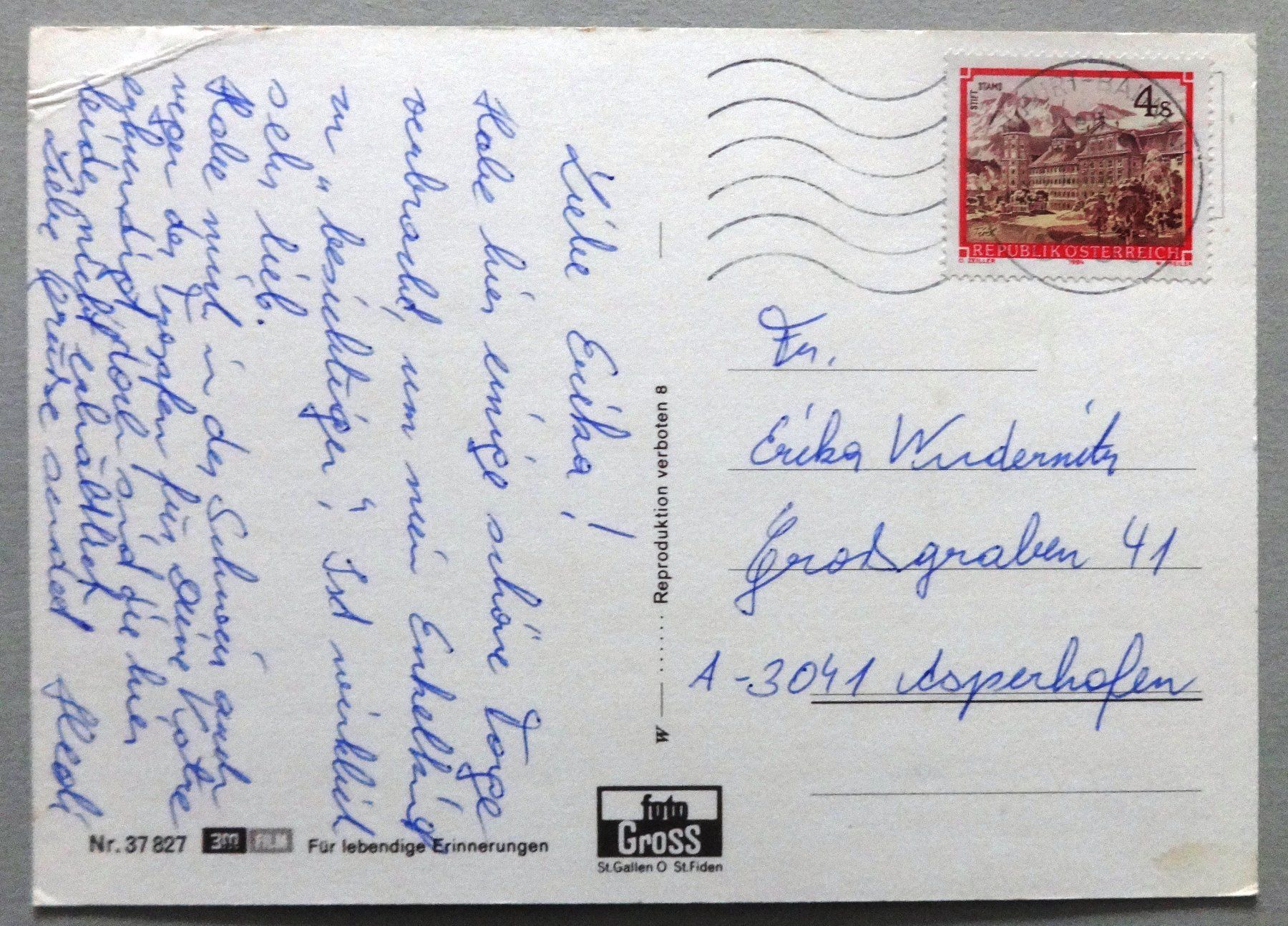 Cartes postales: St. Gallen – Défectueux à Fétigny par Billy2miny 1