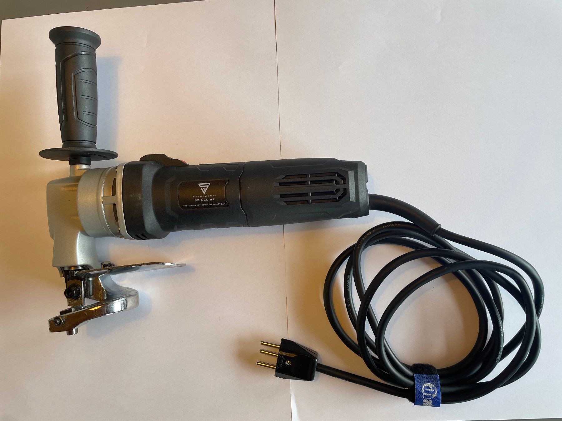Tutti gli attrezzi: Elektro Blechschere Stahlwerk BS-660 ST – Usato da Biberstein venduto da Klingklang
