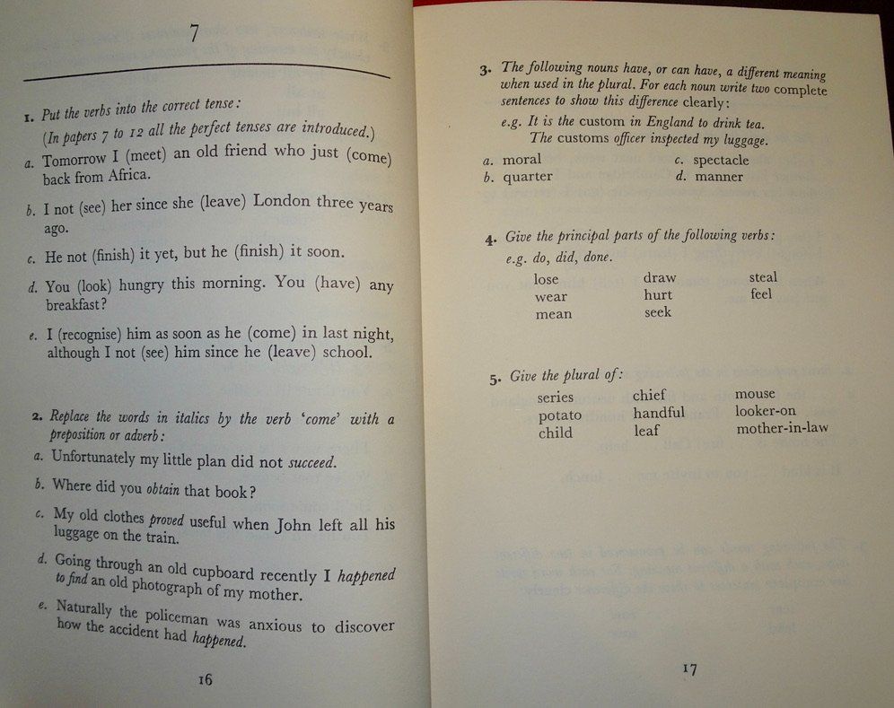 Libri: Livre d'anglais: "Intermediate Test Papers" – Usato da Châtelaine venduto da fil_7lqg 7