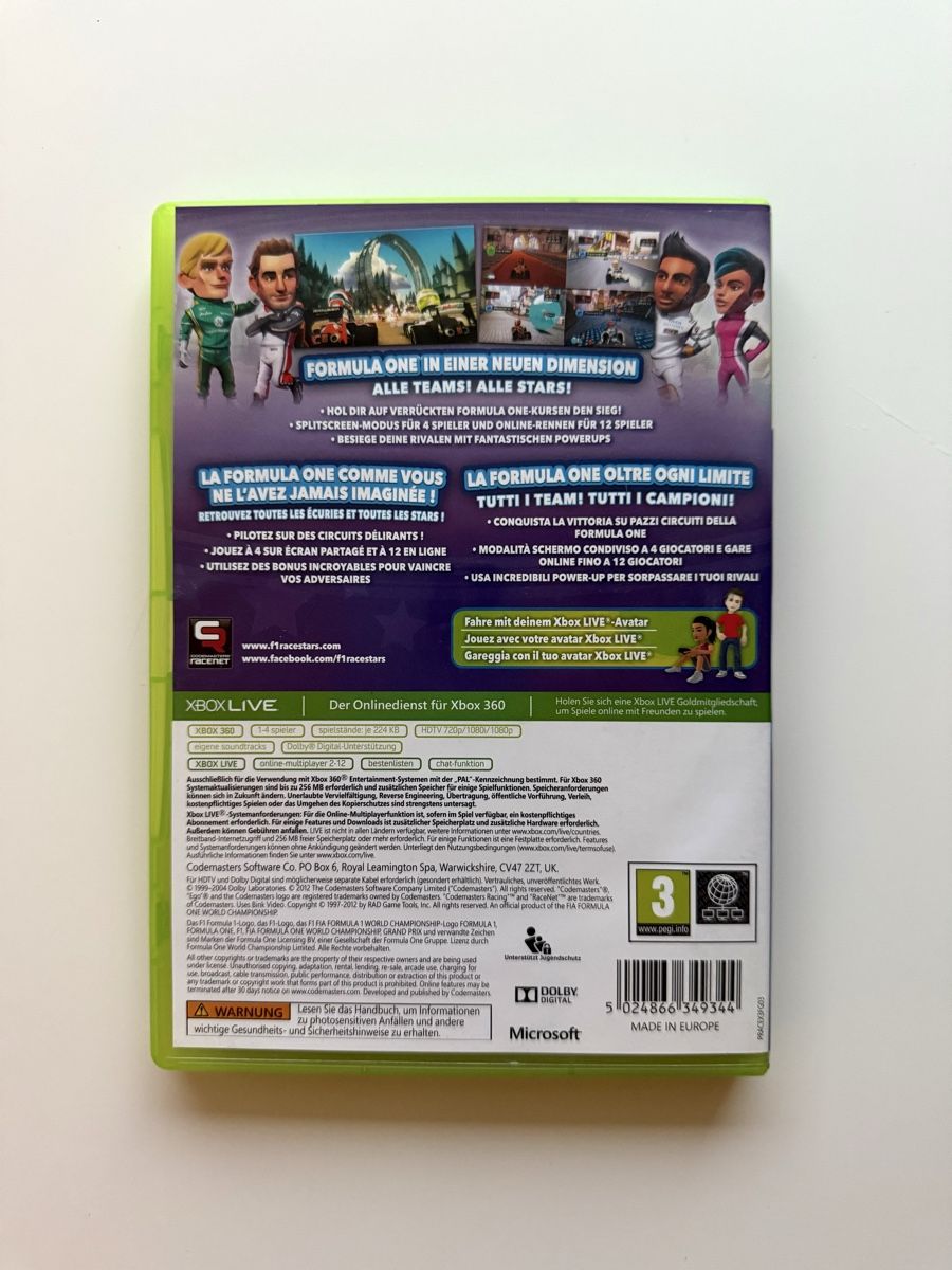 Giochi: F1 Race Stars ,  Xbox 360 – Usato da Couvet venduto da Aura_aura 2