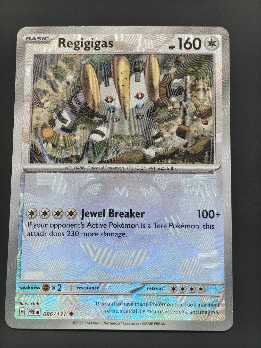 Pokémon Carte collezionabili: Regigigas Masterball 086/131 EN – Nuovo (secondo la descrizione) da Therwil venduto da Cordachu_Trade