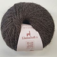 1 Kn. NATURAL LAMA CHUNKY Lana Grossa Fb. 14-34 dunkelbraun