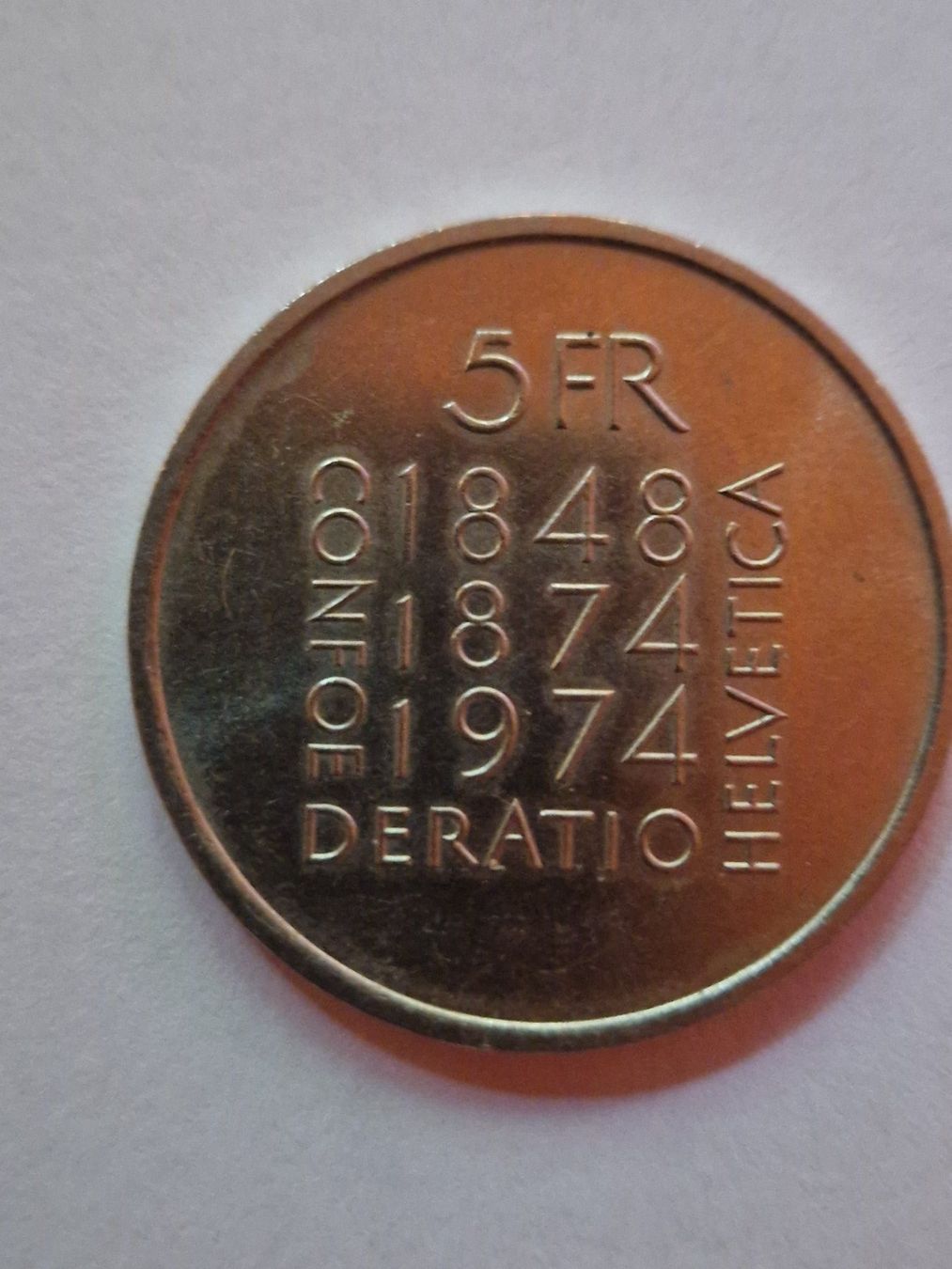 Tutti le monete: " 5 francs " commémoratif – Usato da Moléson-s-Gruyères venduto da inf_8z6n 1