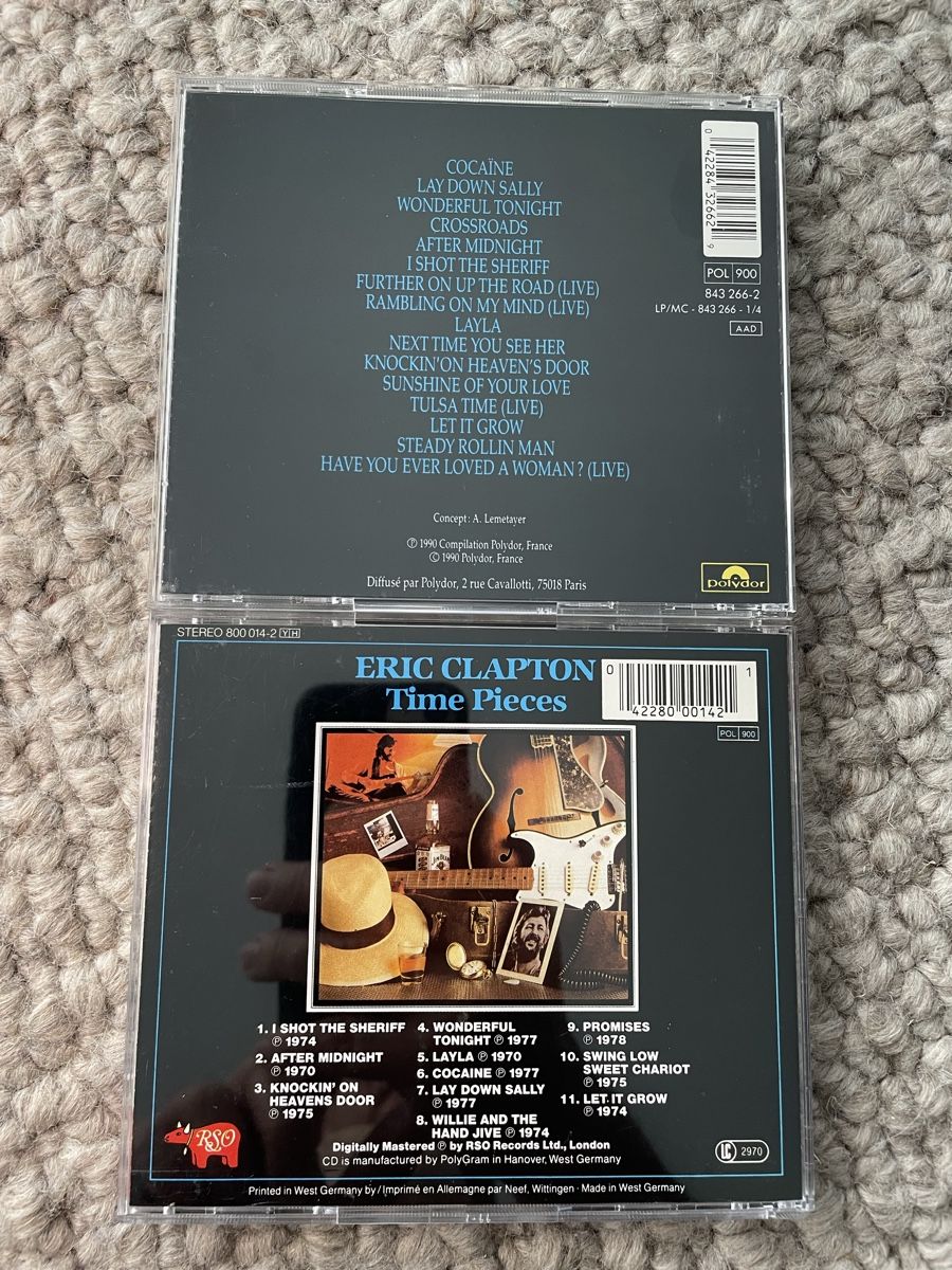 CDs: 2x Eric Clapton  – D'occasion à Reinach AG par trigger7811 2