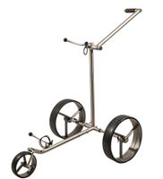 Parccurate Fasan 3-Rad Golftrolley – Titanoptik – Zerlegbar
