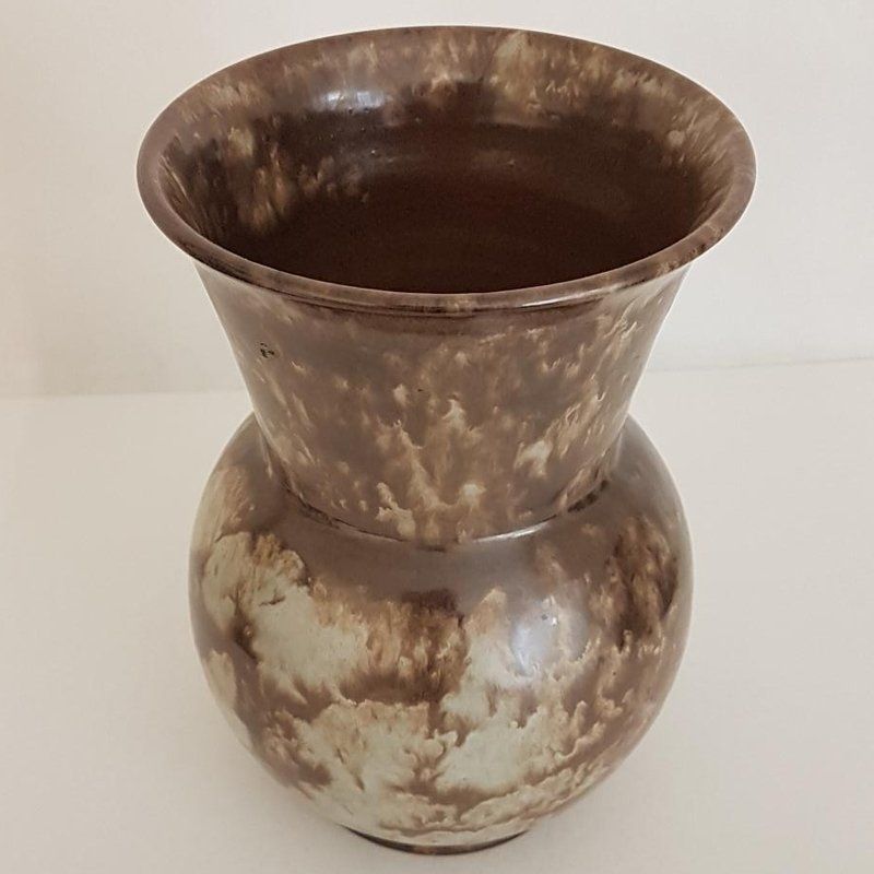 Vasen & Gefässe: Antike Blumenvase braun gewolkt – Gebraucht aus Kaltbrunn von Lexus3 1