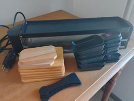 Orig. Stöckli Raclette - Grill für 5 Pers. inkl. Pfännchen +