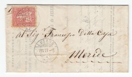 1877 Lugano - Meride mit sitzender Helvetia 10Rp - INHALT!