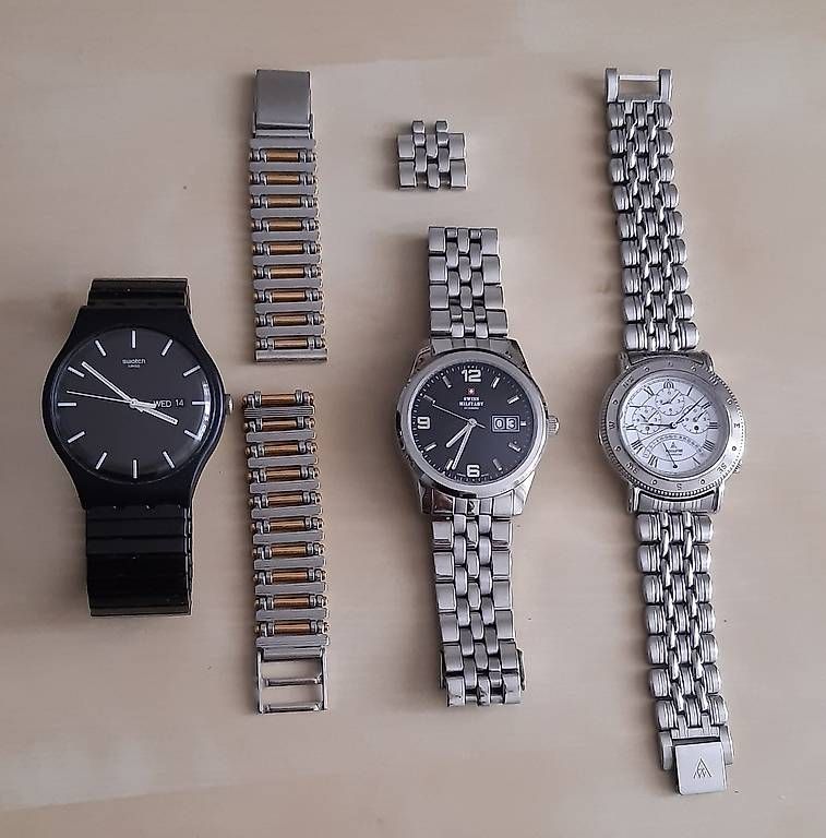 Orologi: 3 Herren-Armbanduhren – Usato da Abtwil SG venduto da abtwiler