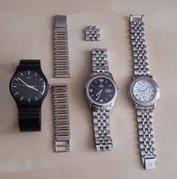 3 Herren-Armbanduhren