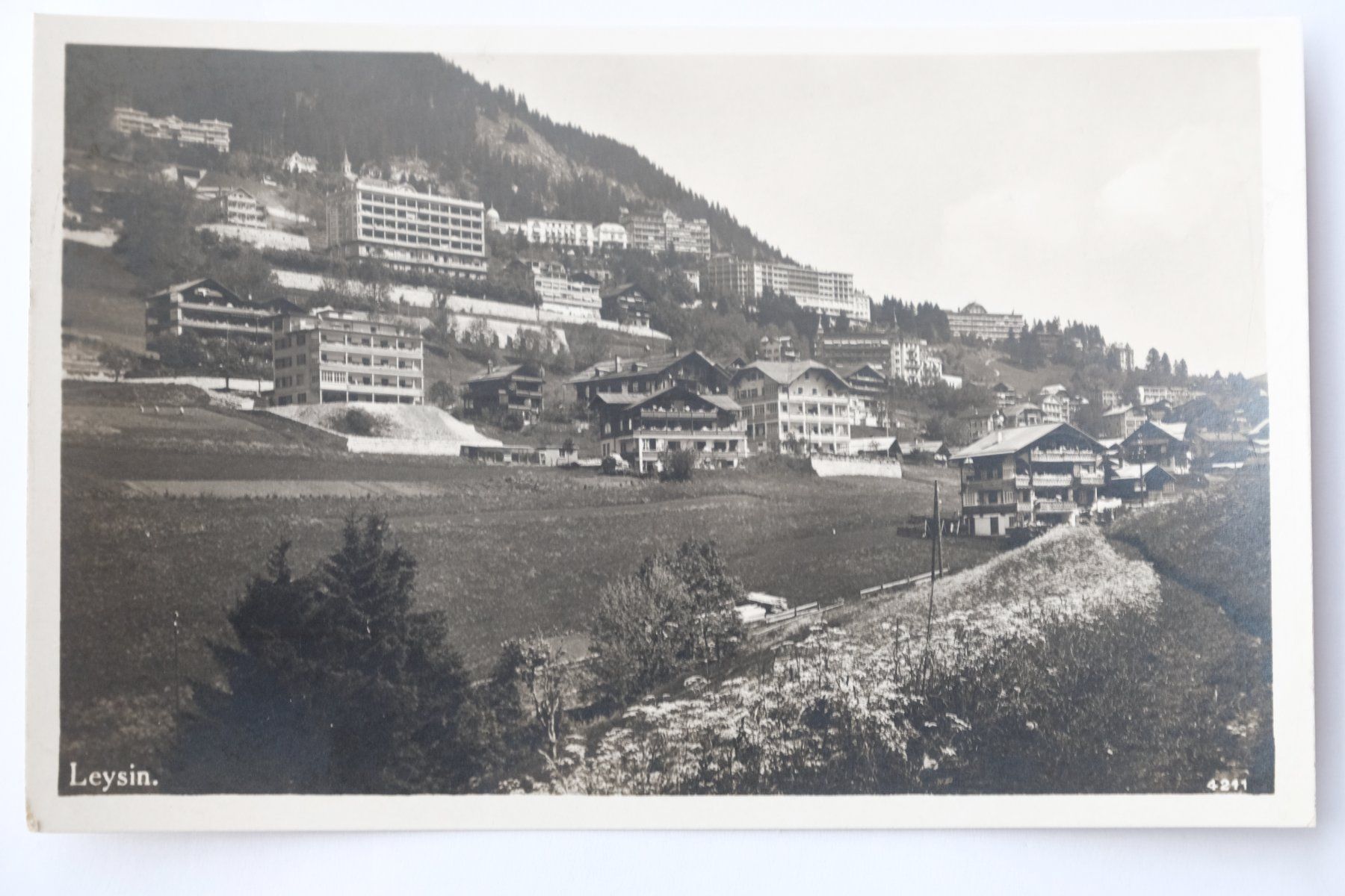 Cartoline postali: 2 Ansichtskarten Leysin um ca. 1930 und 1954 – Usato da Ehrendingen venduto da nicoro50